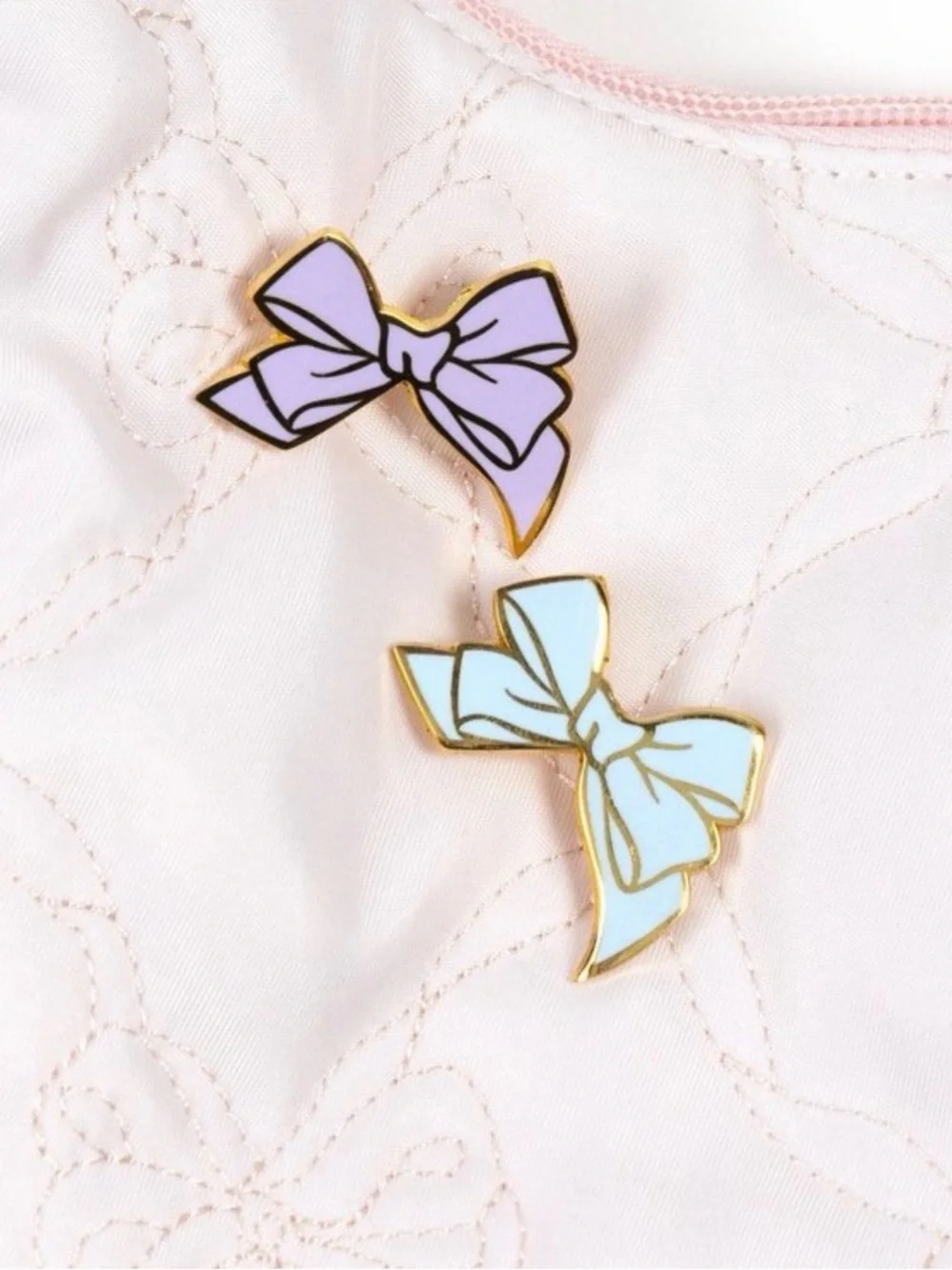 LoveShackFancy x Target - Yoobi 4pk Enamel Pins Bows Brand New